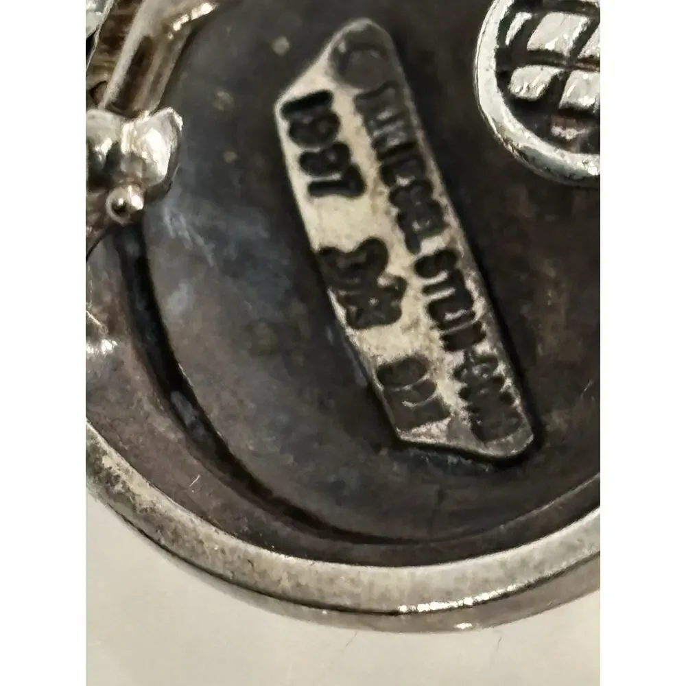 Barry Kieselstein-Cord Equestrian HORSE Sterling Silver EARRINGS Omega Clip 1997 - Picture 2 of 7